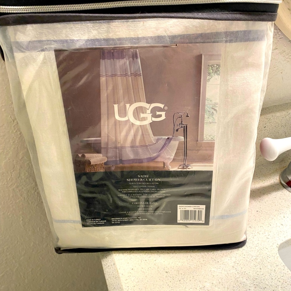 UGG shower curtain